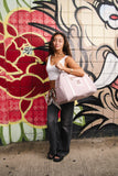 High Society Weekender Tote in Dusty Pink