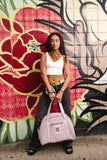 High Society Weekender Tote in Dusty Pink