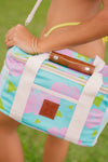 Hibiscus Swell Canvas Cooler