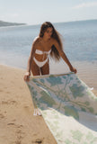 Under the Kukui Nut Tree Luxurious Hawaiian Beach Towel