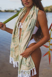 Under the Kukui Nut Tree Luxurious Hawaiian Beach Towel