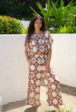 Orchid Isle Hoa Pants in Tiramisu