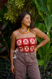 Kiki Smocked Top in Tiare ‘Aute