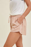 TENCEL SHORTS WITH DRAWSTRING WITH SIDE POCKETS / WL22-6443