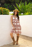Orchid Isle Elena Dress in Tiramisu