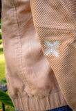 High Society Corduroy Bomber Jacket in Fawn