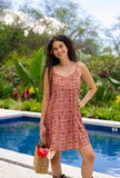 Upcountry Elena Dress in Rosewood