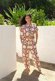 Orchid Isle Hoa Pants in Tiramisu