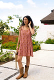Upcountry Elena Dress in Rosewood