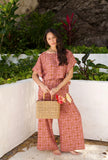 Upcountry Hina Blouse in Rosewood