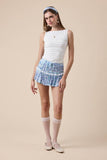 SOLID COLOR BOAT NECK BODY-CONSCIOUS FIT PLAIN TOP