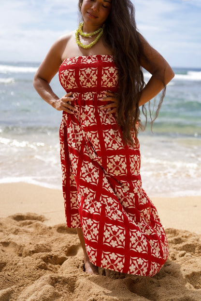 Maile Dress in Tiare ‘Aute