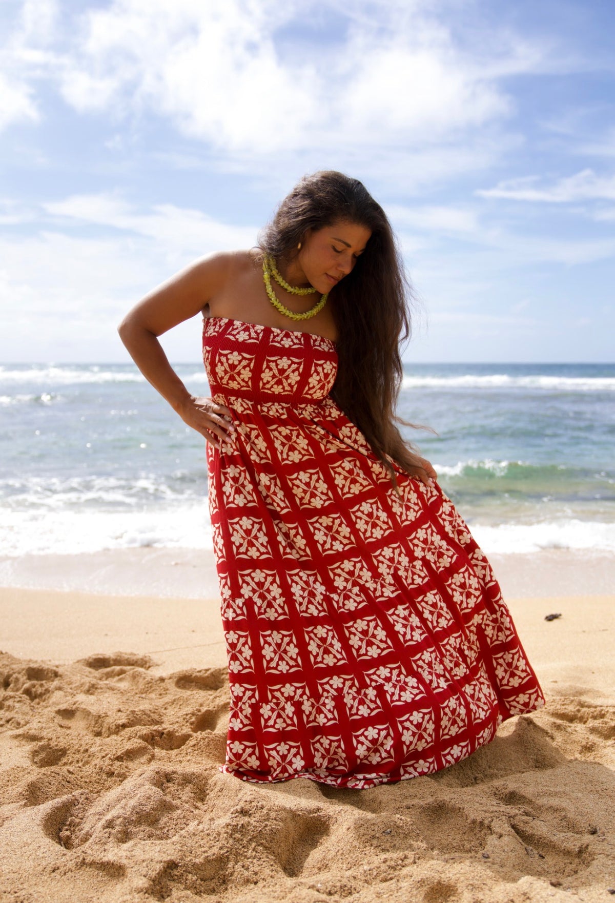 Maile Dress in Tiare ‘Aute