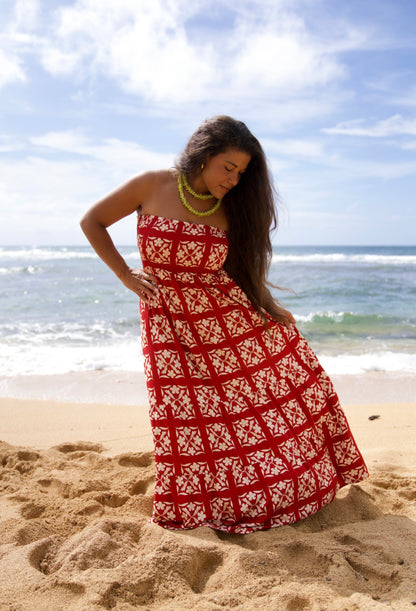 Maile Dress in Tiare ‘Aute