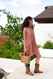 Upcountry Elena Dress in Rosewood