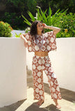 Orchid Isle Hoa Pants in Tiramisu