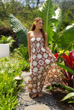 Orchid Isle Maile Dress in Tiramisu