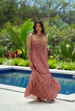 Upcountry Maile Dress in Rosewood