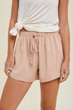 TENCEL SHORTS WITH DRAWSTRING WITH SIDE POCKETS / WL22-6443