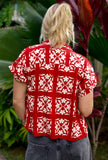 Mele Blouse in Tiare ‘Aute
