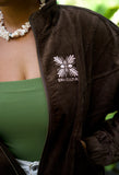 High Society Corduroy Bomber Jacket in Mocha
