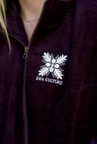 High Society Corduroy Bomber Jacket in Java Plum