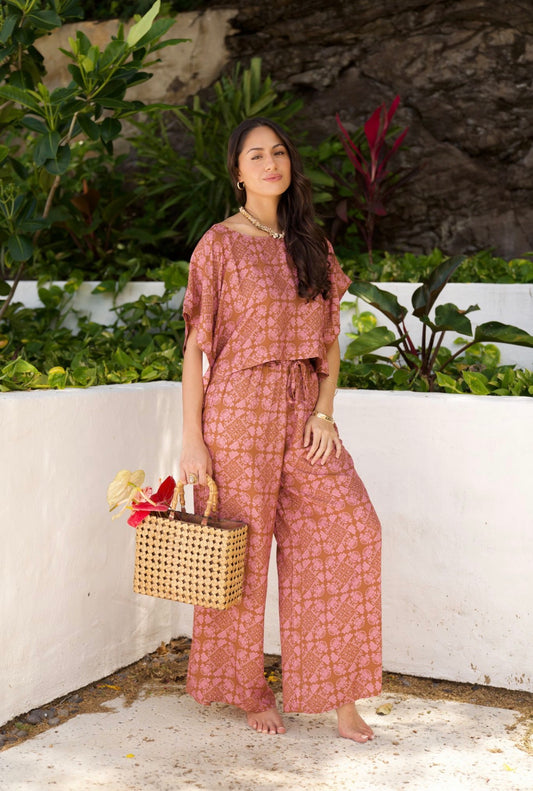 Upcountry Hoa Pants in Rosewood