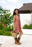 Upcountry Elena Dress in Rosewood