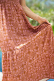 Upcountry Maile Dress in Rosewood