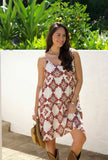 Orchid Isle Elena Dress in Tiramisu