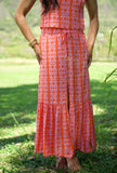 Koko Skirt - Papaya Blossom