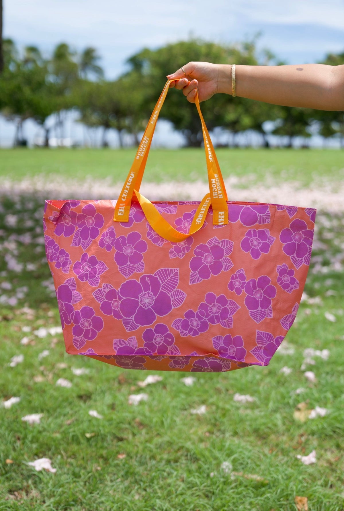 Buddah Mochi x EHA Culture Collab Travel Tote