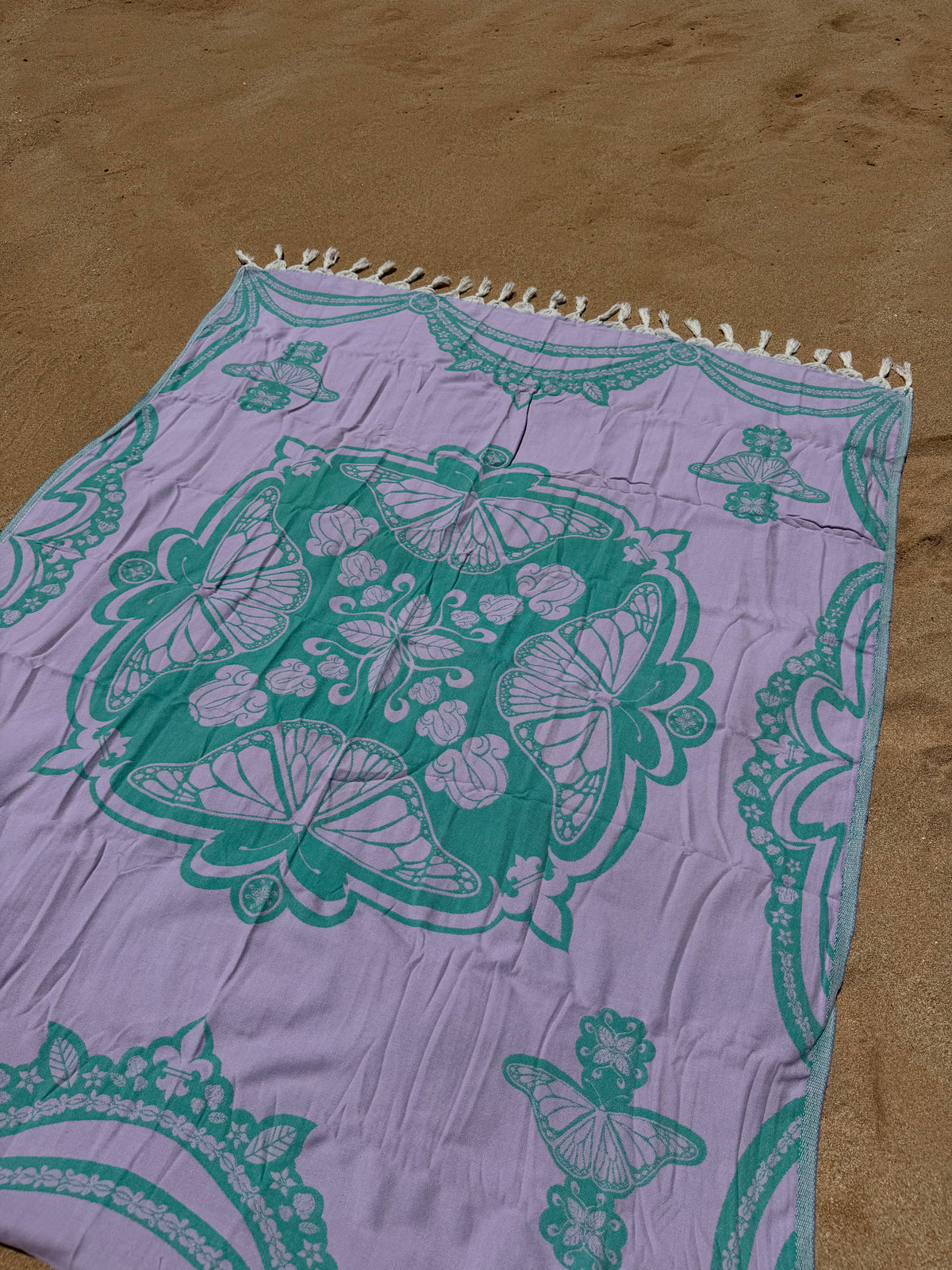 Pulelehua Blanket for 2 Turkish Throw