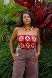 Kiki Smocked Top in Tiare ‘Aute