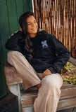 EHA Hoodie in Lava with Periwinkle Logo