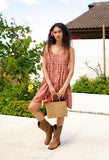 Upcountry Elena Dress in Rosewood