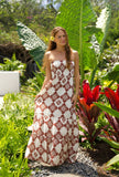 Orchid Isle Maile Dress in Tiramisu