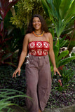 Kiki Smocked Top in Tiare ‘Aute