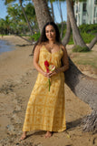 Kilinoe Dress in Pua Kenikeni Glow