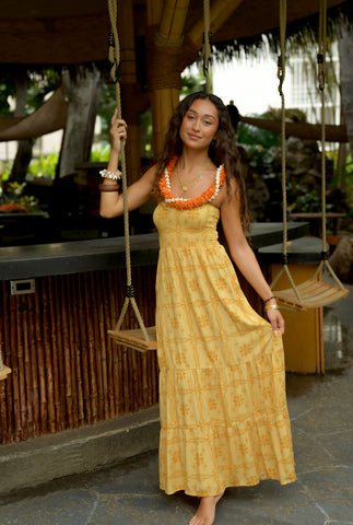 Pua Kenikeni Glow - Maile Dress