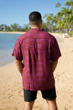 Mango Sunset Men’s Aloha Shirt