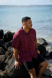 Mango Sunset Men’s Aloha Shirt