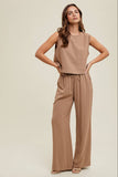 LINEN TOP AND PANTS SET / WL24-8796