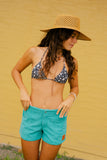 Beach Boy Corduroy Shorts in Tropicana Turquoise