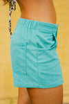 Beach Boy Corduroy Shorts in Tropicana Turquoise