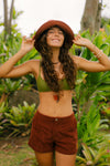 Beach Boy Corduroy Shorts in Koa