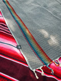 Rainbow Stripe Turkish Beach Towel