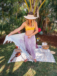 Bloom Where You Are Planted Luxurious Hawaiian Beach Towel